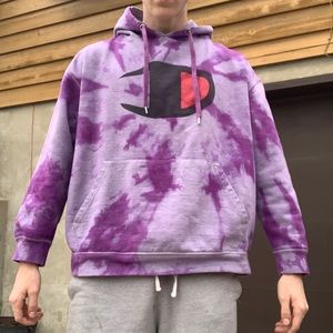 🔮 Tie Dye Vintage Champion Hoodie